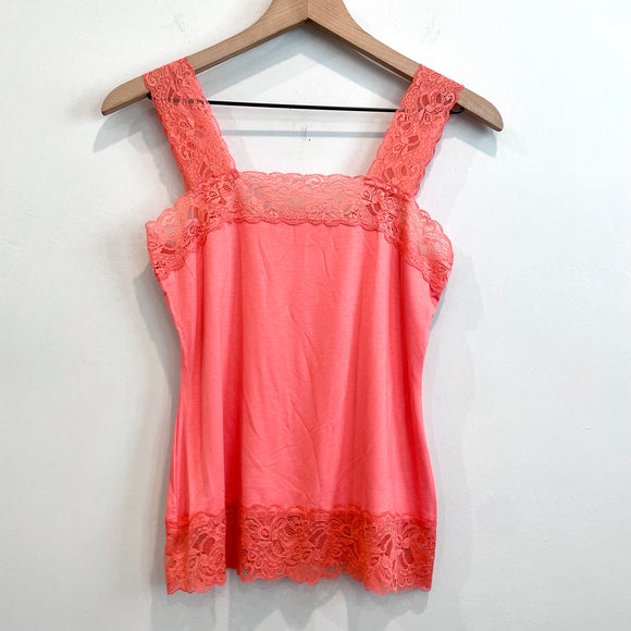 Lace Trim Tank Top