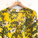 Floral Bell Sleeve Top-3