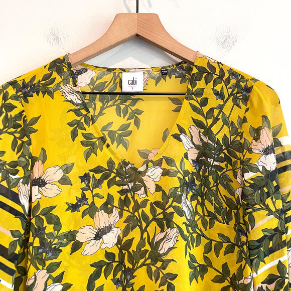 Floral Bell Sleeve Top
