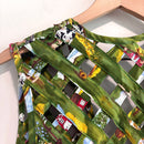 Quilted Open Weave Cage Vest-8