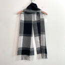 Plaid Cashmere Scarf-7