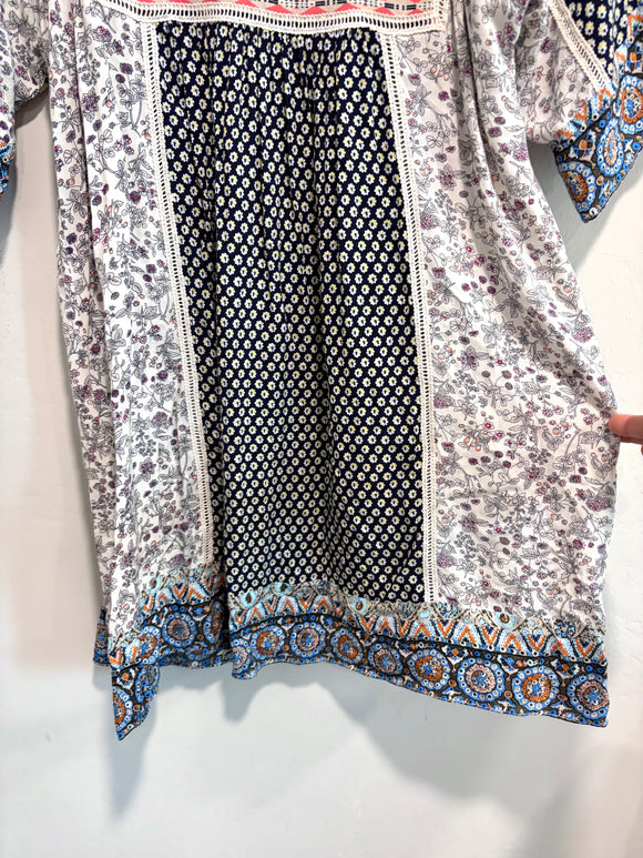 Floral Mixed Print Dress