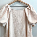 Puff Sleeve Crinkle Top-9