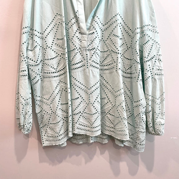 Eyelet Oversized Top