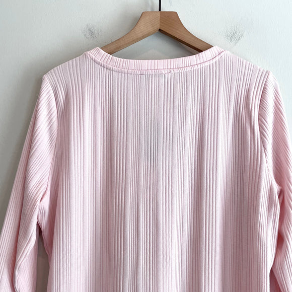 Ribbed Henley Top