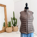Sleeveless Zip Front Puff Vest-1