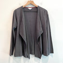 Open Front Sweatshirt Cardigan-2