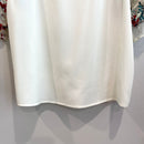 Floral Sheer Embroidered Sleeve Top-4
