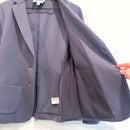 Zipper Back Elbow Patch Blazer Jacket-6