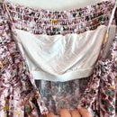 Floral Tie Shoulder Pajama Top-11