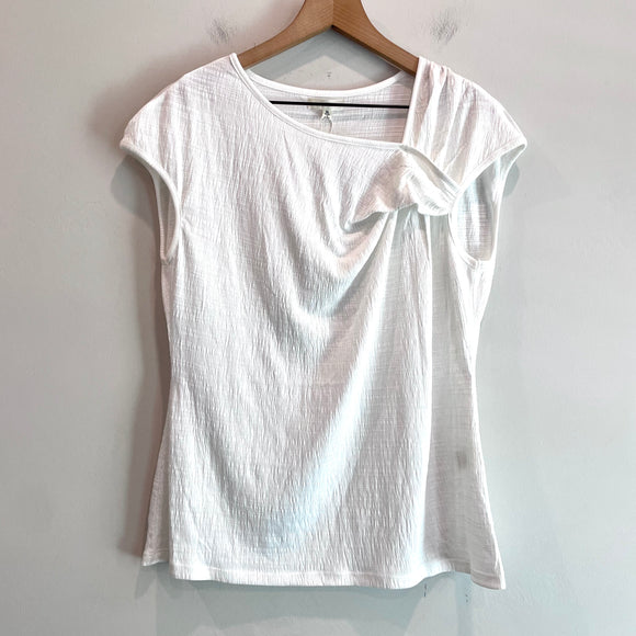 Side Tucked Cap Sleeve Top