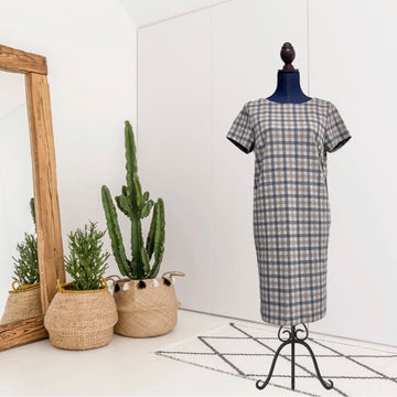 Plaid Shift Dress