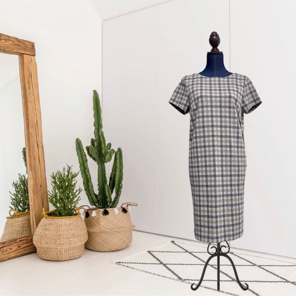 Plaid Shift Dress