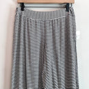 Striped Lace Trim Pajama Pants-2