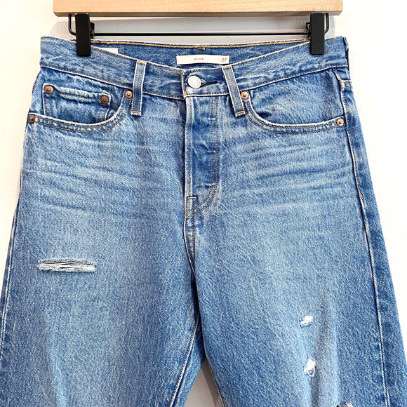 Button Fly Wedgie Jeans