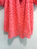 Eyelet Bow Sleeve Top-7