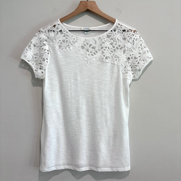 Short Sleeve Lace Tee