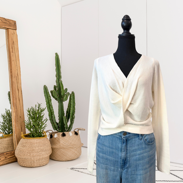 Twist Front Sweater
