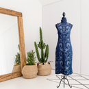 Turtleneck Jacquard Sweater Dress-1