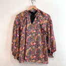 Leaf Ruffle Trim Top-2