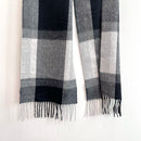 Plaid Cashmere Scarf-9