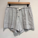 Linen Blend Shorts-1