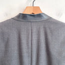 Leather Trim Blazer-10