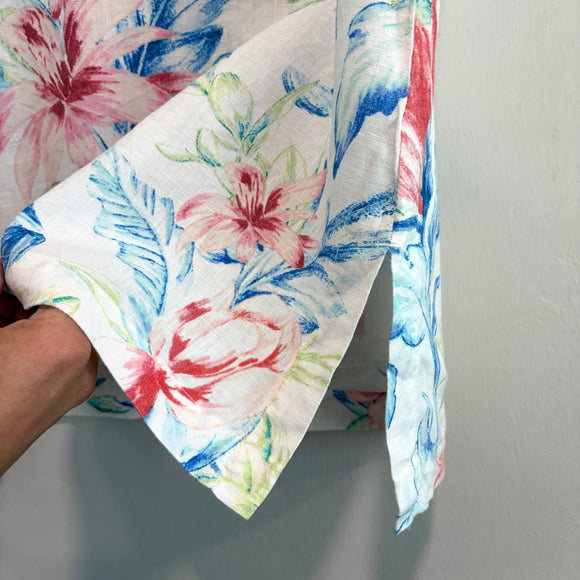 Floral Linen Top