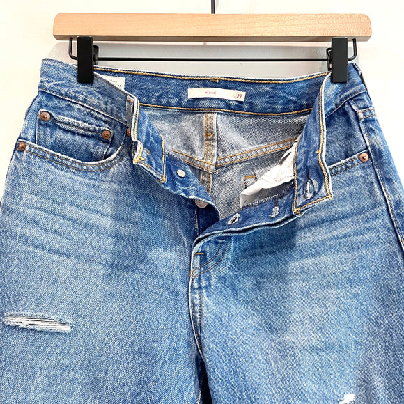 Button Fly Wedgie Jeans