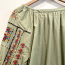 Southwestern Embroidered Tassel Sleeve Top-9
