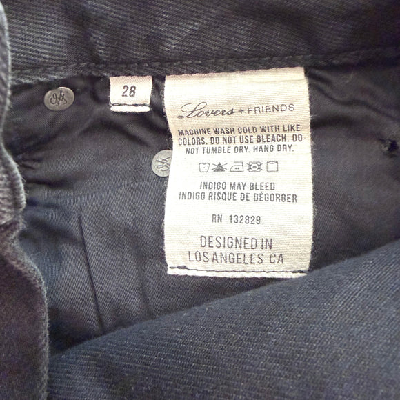 Distressed Jean Shorts