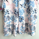 Floral Embroidered Trim Shift Dress-12