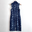 Turtleneck Jacquard Sweater Dress-10