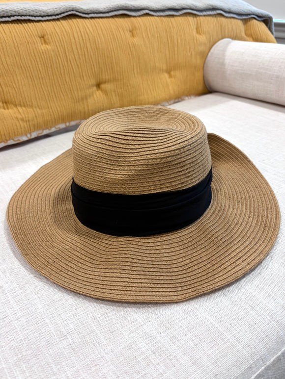 Braided Bow Paper Sun Hat