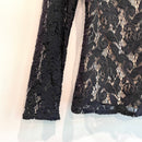 Lace V-Neck Long Sleeve Top-11
