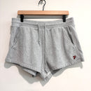 Drawstring Waist Sweat Shorts-1
