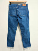 Vintage Straight Crop Jeans-5