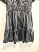 Faux Leather Dress-5