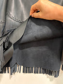 Fringe Faux Leather Skirt-6