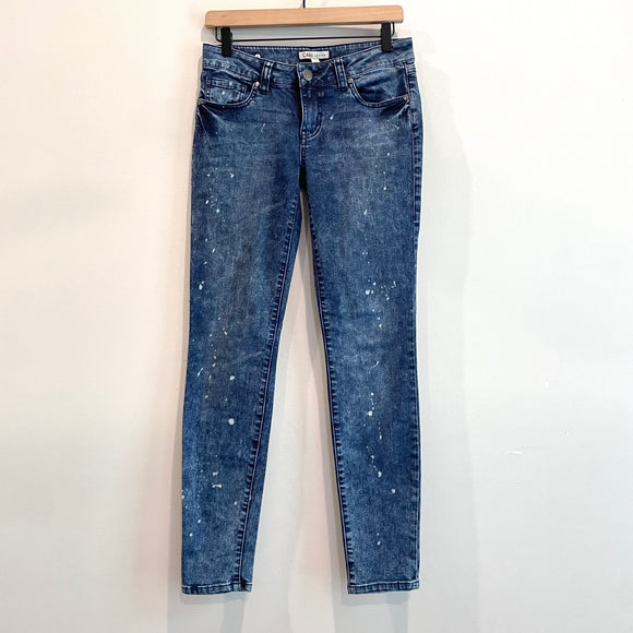 Bleach Splatter Skinny Jeans