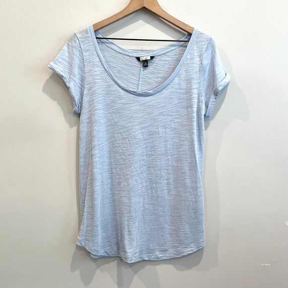 Rolled Short Sleeve Top