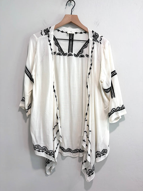 Embroidered Cardigan