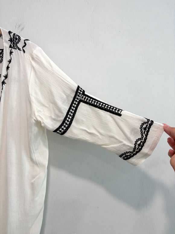 Embroidered Cardigan