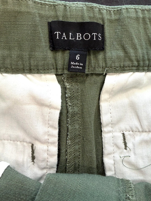 Belted Twill Shorts