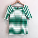 Striped Knit Stretch Sweater-2