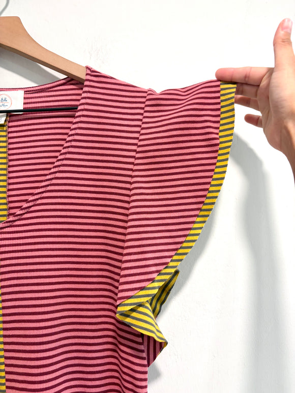 Colorblock Striped Dress