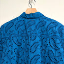 Eyelet Button Down Top-10