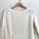Fuzzy Ruffle Hem Knit Sweater-9