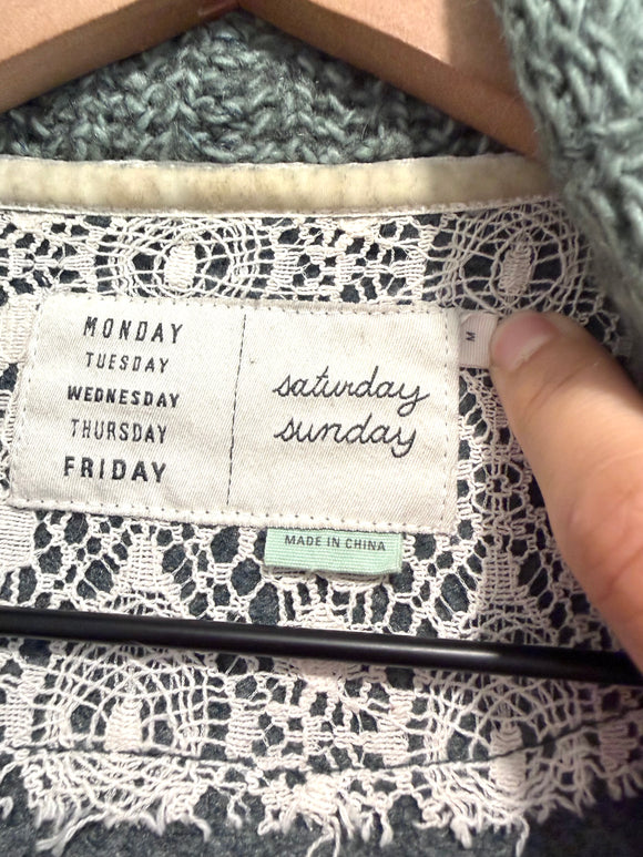 Waterfall cardigan sweater