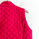 Quilted Ruffle Puff Vest Jacket-11